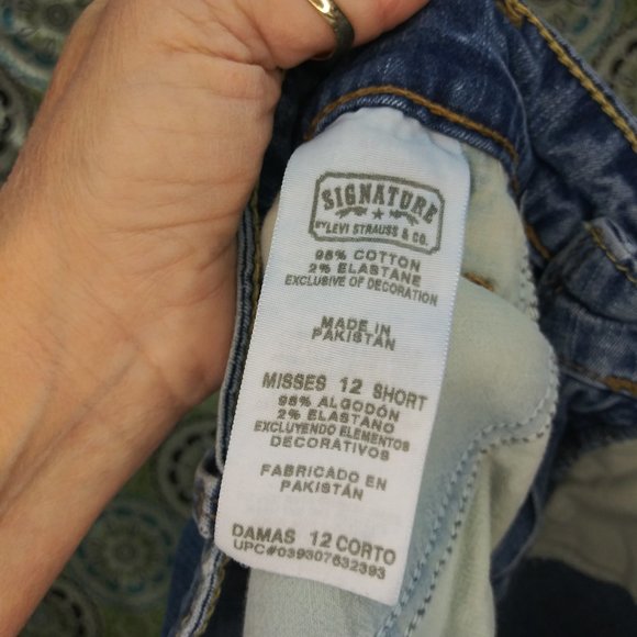 2096 Jeaniemade Size 12 Levi's Signature Bell-Bottoms - Picture 4 of 4